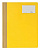 папка-скоросшиватель durable 2500-04 a4+ пвх желтый