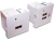 LAN-EZ45x45-2U/R2-WH Модуль USB-зарядки, 2 порта, без шторки, 2.1A/5V, 45x45, белый