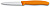 Нож кухонный Victorinox Swiss Classic (6.7636.L119) стальной разделочный для овощей лезв.80мм серрейт. заточка оранжевый