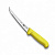 Нож кухонный Victorinox Fibrox (5.6618.15) стальной обвалочный лезв.150мм прямая заточка желтый
