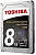 Жесткий диск Toshiba SATA-III 8Tb HDWF180EZSTA X300 (7200rpm) 128Mb 3.5" Rtl