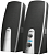 16697 trust speaker system mila, 2.0, 5w(rms), usb / mini jack 3.5mm, black [16697]