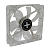 XF044 XILENCE Performance C case fan, XPF120.TBL, 120mm, Hydro bearing, Small 3 PIN + Big 4 PIN, transparent blue LED