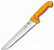 Нож кухонный Victorinox Swibo (5.8431.21) стальной разделочный для мяса лезв.210мм прямая заточка желтый