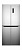 426281 Холодильник Weissgauff WCD 337 NFX нержавеющая сталь (двухкамерный)