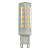 g9rw80elc ecola g9 led 8,0w corn micro 220v 2800k 360° 65x19