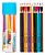 карандаши цв. deli ec111-24/a color emotion шестигран. липа 24цв. пласт.туб. (24шт)