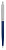ручка шариков. автоматическая zebra 901 (83742) синий d=0.7мм син. черн. подар.кор. сменный стержень линия 0.5мм
