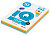 бумага iq color rb02 a4/80г/м2/250л./радуга интенсив (5цветов)