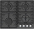 Газовая варочная поверхность Gorenje G641AMB черный