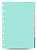 122021 набор разделителей для тетради filofax classic bright pocket 90x140мм ассорти