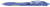 ручка шариков. автоматическая zebra ola (13942) синий d=1мм син. черн. сменный стержень линия 0.8мм резин. манжета