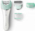 Эпилятор Philips BRE620/00 скор.:2 насад.:3 от аккум. белый/бирюзовый