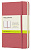 блокнот moleskine classic qp012d11 pocket 90x140мм 192стр. нелинованный твердая обложка розовый