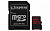 Флеш карта microSDXC 128Gb Class10 Kingston SDCR/128GB Canvas React + adapter