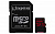 Флеш карта microSDXC 256Gb Class10 Kingston SDCR/256GB Canvas React + adapter