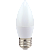 c7lw80elc ecola candle led 8,0w 220v e27 2700k свеча (композит) 100x37