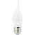 c7yw60elc ecola candle led 6,0w 220v e27 2700k свеча на ветру (композит) 118x37