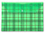 конверт на кнопке бюрократ -pk801agrn a4 с рисунком "клетка" пластик 0.18мм зеленый