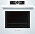 Духовой шкаф Электрический Bosch HMG656RW1 белый