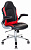 Кресло игровое Бюрократ VIKING-1/BL+RED черный/красный искусственная кожа