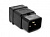 вилка lanmaster lan-iec-320-c20 iec 60320 c20 16a 250v black