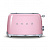 Тостер на 2 ломтика,SMEG TSF01PKEU, розовый