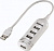 Разветвитель USB 2.0 Hama Round1:4 4порт. белый (00039788)