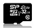 Флеш карта microSDHC 32Gb Class10 Silicon Power SP032GBSTHBU1V10SP + adapter