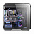 CA-1I7-00F1WN-00 Корпус без блок питания Thermaltake Case View 71 TG/Black/Win/SPCC/Tempered Glass*4/ColorBox/Riing 140mm Blue Fan*2