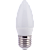 c7lw60elc ecola candle led 6,0w 220v e27 2700k свеча (композит) 101x37