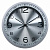 WALLC-R05P/SILVER Часы настенные аналоговые Бюрократ WallC-R05P серебристый