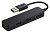 Разветвитель USB 2.0 Hama Slim 4порт. черный (00012324)