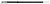 стержень для шариковых ручек zebra sk (br-6a-sk-bk) 0.7мм черный