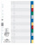 разделитель индексный durable 6750-27 a4 пластик 12 индексов цветные разделы разделитель индексный durable 6750-27 a4 пластик 12 индексов цветные разделы