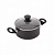 Кастрюля Endever Stone-Grey-20С 2.5л. d=20см (с крышкой) черный (80649)