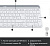 Клавиатура + мышь Logitech Combo MK470 клав:белый/серый мышь:белый USB беспроводная slim (920-009207)