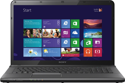 sony vaio sve-1713w1r/b