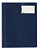 папка-скоросшиватель durable 2500-07 a4+ карм.на лиц.стор. пвх темно-синий
