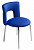 KF-1/INDIGO26-21 Стул Бюрократ KF-1 синий 26-21 на ножках металл металлик