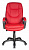 Кресло руководителя Бюрократ CH-868AXSN/RED сиденье красный искусственная кожа (пластик темно-серый)