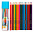 карандаши цв. deli ec111-18/a color emotion шестигран. липа 18цв. пласт.туб. (18шт)