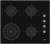 Газовая варочная поверхность Beko HILW64122S черный
