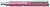 ручка шариков. автоматическая zebra slide (23467-24) розовый d=0.7мм син. черн. подар.кор. сменный стержень телескопич.корпус