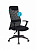 KB-8N/BLACK Кресло руководителя Бюрократ KB-8N черный TW-01 TW-11 сетка/ткань с подголов. крестовина пластик