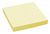 блок самоклеящийся бумажный index i433601 76x76мм 100лист. 75г/м2 пастель желтый
