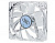 Вентилятор DEEPCOOL Xfan 120L/W 120x120x25мм (64шт./кор, пит. от мат.платы и БП, прозрачный пластик, белая подсветка, 1300об/мин) Retail blister