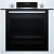 Духовой шкаф Электрический Bosch HBB356BW0R белый/черный