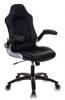 Кресло игровое Бюрократ VIKING-1/BLACK черный искусственная кожа (пластик черный)