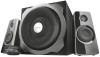19019 trust speaker system tytan, 2.1, 60w(rms), mini jack 3.5mm, black [19019]